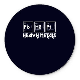 Коврик для мышки круглый с принтом Heavy Metals в городе Новоалтайск, резина и полиэстер | круглая форма, изображение наносится на всю лицевую часть | collector | guitar | hard | heavy | jesus rocks | metal | metaljesusrocks | music | retro | rock | гитара | жесткий | металл | ретро | рок | тяжелый