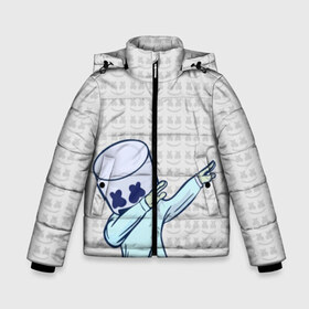 Зимняя куртка для мальчиков 3D с принтом Marshmello в городе Новоалтайск, ткань верха — 100% полиэстер; подклад — 100% полиэстер, утеплитель — 100% полиэстер | длина ниже бедра, удлиненная спинка, воротник стойка и отстегивающийся капюшон. Есть боковые карманы с листочкой на кнопках, утяжки по низу изделия и внутренний карман на молнии. 

Предусмотрены светоотражающий принт на спинке, радужный светоотражающий элемент на пуллере молнии и на резинке для утяжки | американский | диджей | маршмэллоу | музыкальный | продюсер