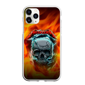 Чехол для iPhone 11 Pro Max матовый с принтом Metallica в городе Новоалтайск, Силикон |  | Тематика изображения на принте: metallica | rock | арт | гитара | кости | металл | металлика | музыка | рок | череп