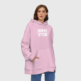 Худи SuperOversize хлопок с принтом RAMMSTEIN(+на спине) в городе Новоалтайск, 70% хлопок, 30% полиэстер, мягкий начес внутри | карман-кенгуру, эластичная резинка на манжетах и по нижней кромке, двухслойный капюшон
 | Тематика изображения на принте: metallica | music | rammstein | rock | металл | металлика | музыка | раммштайн | рок | рок группа