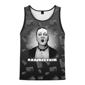 Мужская майка 3D с принтом Rammstein в городе Новоалтайск, 100% полиэстер | круглая горловина, приталенный силуэт, длина до линии бедра. Пройма и горловина окантованы тонкой бейкой | Тематика изображения на принте: 2019 | du hast | lindemann | radio | rammstein | rammsteinfan | till | группы | линдеманн | метал | музыка | радио | рамштаин | рамштайн | рамштейн | рок | тилль | тиль