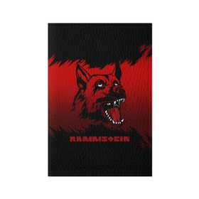 Обложка для паспорта матовая кожа с принтом Rammstein dog в городе Новоалтайск, натуральная матовая кожа | размер 19,3 х 13,7 см; прозрачные пластиковые крепления | Тематика изображения на принте: 2019 | dog | du hast | german | lindemann | rammstein | rammsteinfan | ramstein | till | группы | линдеманн | метал | музыка | овчарка | рамштаин | рамштайн | рамштейн | рок | собака | тилль | тиль