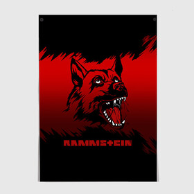 Постер с принтом Rammstein dog в городе Новоалтайск, 100% бумага
 | бумага, плотность 150 мг. Матовая, но за счет высокого коэффициента гладкости имеет небольшой блеск и дает на свету блики, но в отличии от глянцевой бумаги не покрыта лаком | 2019 | dog | du hast | german | lindemann | rammstein | rammsteinfan | ramstein | till | группы | линдеманн | метал | музыка | овчарка | рамштаин | рамштайн | рамштейн | рок | собака | тилль | тиль