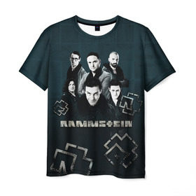 Мужская футболка 3D с принтом Rammstein в городе Новоалтайск, 100% полиэфир | прямой крой, круглый вырез горловины, длина до линии бедер | du hast | lindemann | rammstein | rammsteinfan | ramstein | till | группы | линдеманн | метал | музыка | рамштаин | рамштайн | рамштейн | рок | тилль | тиль