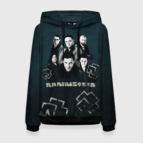 Женская толстовка 3D с принтом Rammstein в городе Новоалтайск, 100% полиэстер  | двухслойный капюшон со шнурком для регулировки, мягкие манжеты на рукавах и по низу толстовки, спереди карман-кенгуру с мягким внутренним слоем. | Тематика изображения на принте: du hast | lindemann | rammstein | rammsteinfan | ramstein | till | группы | линдеманн | метал | музыка | рамштаин | рамштайн | рамштейн | рок | тилль | тиль