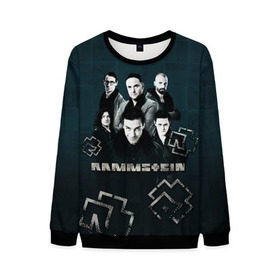 Мужской свитшот 3D с принтом Rammstein в городе Новоалтайск, 100% полиэстер с мягким внутренним слоем | круглый вырез горловины, мягкая резинка на манжетах и поясе, свободная посадка по фигуре | du hast | lindemann | rammstein | rammsteinfan | ramstein | till | группы | линдеманн | метал | музыка | рамштаин | рамштайн | рамштейн | рок | тилль | тиль