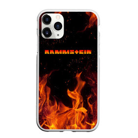 Чехол для iPhone 11 Pro Max матовый с принтом RAMMSTEIN (НА СПИНЕ) в городе Новоалтайск, Силикон |  | fire | flame | music | rammstein | rock | группа | музыка | музыканты | огонь | пламя | рамштайн | рок