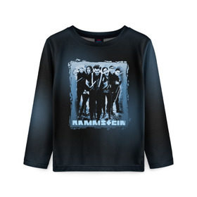 Детский лонгслив 3D с принтом Rammstein в городе Новоалтайск, 100% полиэстер | длинные рукава, круглый вырез горловины, полуприлегающий силуэт
 | du hast | lindemann | rammstein | rammsteinfan | ramstein | till | группы | линдеманн | метал | музыка | рамштаин | рамштайн | рамштейн | рок | тилль | тиль