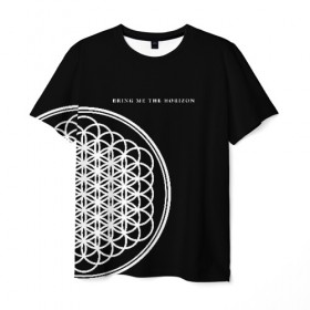 Мужская футболка 3D с принтом Bring Me the Horizon в городе Новоалтайск, 100% полиэфир | прямой крой, круглый вырез горловины, длина до линии бедер | bmth | bring me the horizon | альтернативный | бмт | бмтх | бмтш | брин | бринг | горизонт | достань для меня | дэткор | зе | метал | ми | рок | хоризон | электроник