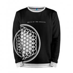 Мужской свитшот 3D с принтом Bring Me the Horizon в городе Новоалтайск, 100% полиэстер с мягким внутренним слоем | круглый вырез горловины, мягкая резинка на манжетах и поясе, свободная посадка по фигуре | bmth | bring me the horizon | альтернативный | бмт | бмтх | бмтш | брин | бринг | горизонт | достань для меня | дэткор | зе | метал | ми | рок | хоризон | электроник