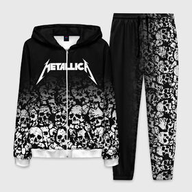 Мужской костюм 3D с принтом METALLICA (НА СПИНЕ) в городе Новоалтайск, 100% полиэстер | Манжеты и пояс оформлены тканевой резинкой, двухслойный капюшон со шнурком для регулировки, карманы спереди | matters metallica | music | nothing else | rock | trash metal | группа | музыка | музыканты | рок | трэш металл