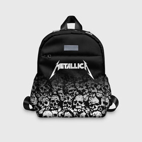 Детский рюкзак 3D с принтом METALLICA (НА СПИНЕ) в городе Новоалтайск, 100% полиэстер | лямки с регулируемой длиной, сверху петелька, чтобы рюкзак можно было повесить на вешалку. Основное отделение закрывается на молнию, как и внешний карман. Внутри дополнительный карман. По бокам два дополнительных кармашка | matters metallica | music | nothing else | rock | trash metal | группа | музыка | музыканты | рок | трэш металл