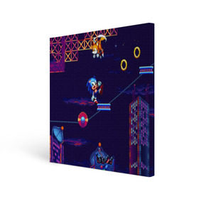Холст квадратный с принтом SONIC в городе Новоалтайск, 100% ПВХ |  | hedgehog | metal sonic | silver | silver the hedgehog | sonic | sonic boom | sonic the hedgehog | ёж сонник | игры | соник | фильмы