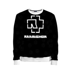 Детский свитшот 3D с принтом Rammstein (1) в городе Новоалтайск, 100% полиэстер | свободная посадка, прямой крой, мягкая тканевая резинка на рукавах и понизу свитшота | fire | music | rammstein | rock | кровь | музыка | огонь | раммштайн | рамштайн | рок