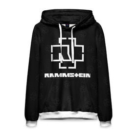 Мужская толстовка 3D с принтом Rammstein (1) в городе Новоалтайск, 100% полиэстер | двухслойный капюшон со шнурком для регулировки, мягкие манжеты на рукавах и по низу толстовки, спереди карман-кенгуру с мягким внутренним слоем. | fire | music | rammstein | rock | кровь | музыка | огонь | раммштайн | рамштайн | рок