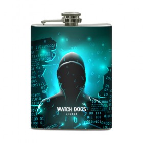 Фляга с принтом Watch Dogs Legion в городе Новоалтайск, металлический корпус | емкость 0,22 л, размер 125 х 94 мм. Виниловая наклейка запечатывается полностью | Тематика изображения на принте: cyberpunk | dogs | hackers | legion | watch | watch dogs | вейчдогс | взлом | киберпанк | легион | хакеры | цифры