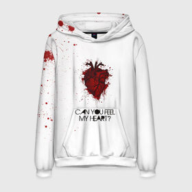 Мужская толстовка 3D с принтом Can You Feel My Heart - BMTH в городе Новоалтайск, 100% полиэстер | двухслойный капюшон со шнурком для регулировки, мягкие манжеты на рукавах и по низу толстовки, спереди карман-кенгуру с мягким внутренним слоем. | bmth | bring me the horizon | альтернативный | бмт | бмтх | бмтш | брин | бринг | горизонт | достань для меня | дэткор | зе | метал | ми | рок | хоризон | электроник