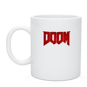 Кружка с принтом DOOM в городе Новоалтайск, керамика | объем — 330 мл, диаметр — 80 мм. Принт наносится на бока кружки, можно сделать два разных изображения | bethesda | dead | death | doom | doom eternal | game | games | metal | monster | ps4 | space | steam | xbox | дум | игра | космос | метал | меч | экшн