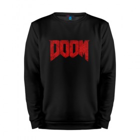 Мужской свитшот хлопок с принтом DOOM в городе Новоалтайск, 100% хлопок |  | bethesda | dead | death | doom | doom eternal | game | games | metal | monster | ps4 | space | steam | xbox | дум | игра | космос | метал | меч | экшн