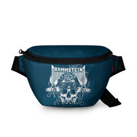 Поясная сумка 3D с принтом Rammstein в городе Новоалтайск, 100% полиэстер | плотная ткань, ремень с регулируемой длиной, внутри несколько карманов для мелочей, основное отделение и карман с обратной стороны сумки застегиваются на молнию | du hast | heavy | herzeleid | metal | mutter | rammstein | reise | rosenrot | sehnsucht | till lindemann | группа | метал | рамштайн | рок | тилль линдеманн | хард