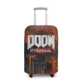 Чехол для чемодана 3D DOOM Eternal: в городе Новоалтайск, 86% полиэфир, 14% спандекс | двустороннее нанесение принта, прорези для ручек и колес | bethesda | dead | death | doom | doom eternal | game | games | metal | monster | ps4 | space | steam | xbox | дум | игра | космос | метал | меч | экшн