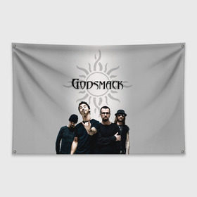 Флаг-баннер с принтом Godsmack в городе Новоалтайск, 100% полиэстер | размер 67 х 109 см, плотность ткани — 95 г/м2; по краям флага есть четыре люверса для крепления | alternative | american rock | crimson | grunge | hardrock | heavy | heavy metal | i stand alone | nu metal | post grunge | rock | sully erna | альтернатива | грандж | рок | хард рок | хэви