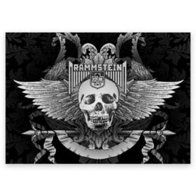 Поздравительная открытка с принтом Rammstein в городе Новоалтайск, 100% бумага | плотность бумаги 280 г/м2, матовая, на обратной стороне линовка и место для марки
 | Тематика изображения на принте: du hast | heavy | herzeleid | metal | mutter | rammstein | reise | rosenrot | sehnsucht | till lindemann | группа | метал | рамштайн | рок | тилль линдеманн | хард