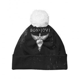 Шапка 3D c помпоном с принтом Bon Jovi в городе Новоалтайск, 100% полиэстер | универсальный размер, печать по всей поверхности изделия | bon jovi | john | альбом | арена | бон | бон джови | глэм | группа | джови | джон | метал | музыка | надпись | песни | поп | попрок | рок | рокер | смайл | солист | софт | стена | хард | хеви | хевиметал