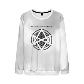 Мужской свитшот 3D с принтом Bring Me the Horizon в городе Новоалтайск, 100% полиэстер с мягким внутренним слоем | круглый вырез горловины, мягкая резинка на манжетах и поясе, свободная посадка по фигуре | bmth | bring me the horizon | альтернативный | бмт | бмтх | бмтш | брин | бринг | горизонт | достань для меня | дэткор | зе | метал | ми | рок | хоризон | электроник