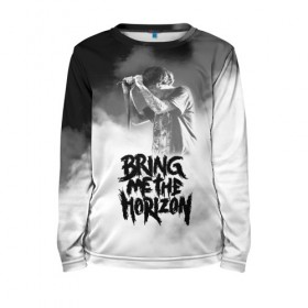 Детский лонгслив 3D с принтом Bring Me the Horizon в городе Новоалтайск, 100% полиэстер | длинные рукава, круглый вырез горловины, полуприлегающий силуэт
 | bmth | bring me the horizon | альтернативный | бмт | бмтх | бмтш | брин | бринг | горизонт | достань для меня | дэткор | зе | метал | ми | рок | хоризон | электроник