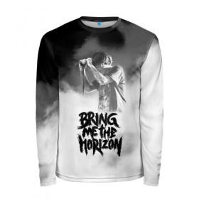 Мужской лонгслив 3D с принтом Bring Me the Horizon в городе Новоалтайск, 100% полиэстер | длинные рукава, круглый вырез горловины, полуприлегающий силуэт | bmth | bring me the horizon | альтернативный | бмт | бмтх | бмтш | брин | бринг | горизонт | достань для меня | дэткор | зе | метал | ми | рок | хоризон | электроник