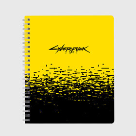 Тетрадь с принтом CYBERPUNK 2077 в городе Новоалтайск, 100% бумага | 48 листов, плотность листов — 60 г/м2, плотность картонной обложки — 250 г/м2. Листы скреплены сбоку удобной пружинной спиралью. Уголки страниц и обложки скругленные. Цвет линий — светло-серый
 | 2019 | cd project red | cyberpunk 2077 | hacker | keanu reeves | maelstrom | militech | night city | quadra | samurai | sci fi | trauma team | v | ви | киану ривз | киберпанк 2077 | логотип | роботы | самураи | фантаст