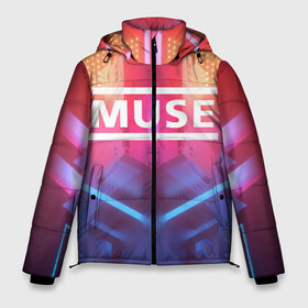 Мужская зимняя куртка 3D с принтом MUSE в городе Новоалтайск, верх — 100% полиэстер; подкладка — 100% полиэстер; утеплитель — 100% полиэстер | длина ниже бедра, свободный силуэт Оверсайз. Есть воротник-стойка, отстегивающийся капюшон и ветрозащитная планка. 

Боковые карманы с листочкой на кнопках и внутренний карман на молнии. | muse | music | rock | группа | музыка | рок | рок группа