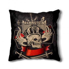 Подушка 3D с принтом Rammstein в городе Новоалтайск, наволочка – 100% полиэстер, наполнитель – холлофайбер (легкий наполнитель, не вызывает аллергию). | состоит из подушки и наволочки. Наволочка на молнии, легко снимается для стирки | du hast | heavy | herzeleid | metal | mutter | rammstein | reise | rosenrot | sehnsucht | till lindemann | группа | метал | рамштайн | рок | тилль линдеманн | хард