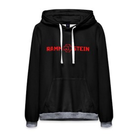 Мужская толстовка 3D с принтом RAMMSTEIN в городе Новоалтайск, 100% полиэстер | двухслойный капюшон со шнурком для регулировки, мягкие манжеты на рукавах и по низу толстовки, спереди карман-кенгуру с мягким внутренним слоем. | music | rammstein | rock | группа | музыка | музыканты | рамштайн | рок