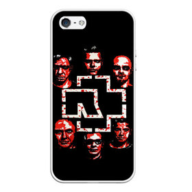 Чехол для iPhone 5/5S матовый с принтом Rammstein в городе Новоалтайск, Силикон | Область печати: задняя сторона чехла, без боковых панелей | du hast | heavy | herzeleid | metal | mutter | rammstein | reise | rosenrot | sehnsucht | till lindemann | группа | метал | рамштайн | рок | тилль линдеманн | хард
