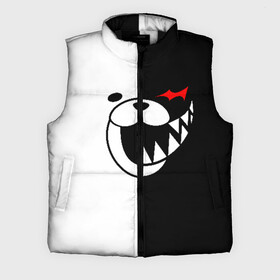 Мужской жилет утепленный 3D с принтом Monokuma открыл рот в городе Новоалтайск,  |  | Тематика изображения на принте: anime | bear | black  white | danganronpa | kurokuma | monodam | monokuma | monomi | monotaro | pink | rabbit | school | shirokuma | аниме | главарь | мoноми | монокума | черно белый | школа