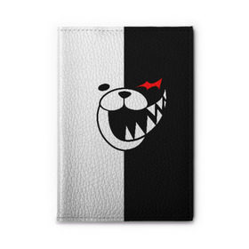 Обложка для автодокументов с принтом MONOKUMA в городе Новоалтайск, натуральная кожа |  размер 19,9*13 см; внутри 4 больших “конверта” для документов и один маленький отдел — туда идеально встанут права | Тематика изображения на принте: anime | bear | black  white | danganronpa | kurokuma | monodam | monokuma | monomi | monotaro | pink | rabbit | school | shirokuma | аниме | главарь | мoноми | монокума | черно белый | школа