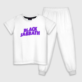 Детская пижама хлопок с принтом black sabbath в городе Новоалтайск, 100% хлопок |  брюки и футболка прямого кроя, без карманов, на брюках мягкая резинка на поясе и по низу штанин
 | black sabbath | black sabbath альбомы | black sabbath песня | black sabbaths | black sabbaths paranoid | rock | блэк саббат | блэк саббат слушать | рок