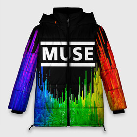 Женская зимняя куртка 3D с принтом MUSE в городе Новоалтайск, верх — 100% полиэстер; подкладка — 100% полиэстер; утеплитель — 100% полиэстер | длина ниже бедра, силуэт Оверсайз. Есть воротник-стойка, отстегивающийся капюшон и ветрозащитная планка. 

Боковые карманы с листочкой на кнопках и внутренний карман на молнии | muse | music | rock | группа | музыка | музыканты | рок