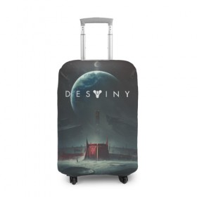 Чехол для чемодана 3D с принтом DESTINY в городе Новоалтайск, 86% полиэфир, 14% спандекс | двустороннее нанесение принта, прорези для ручек и колес | bungie | cayde 6 | cyd6 | destiny | destiny 2 | forsaken | gambit | hunter | titan | warlock | банги | варлок | гамбит | дестини | дестини 2 | зур | кейд | кейд 6 | отвергнутые | охотник | титан | туз