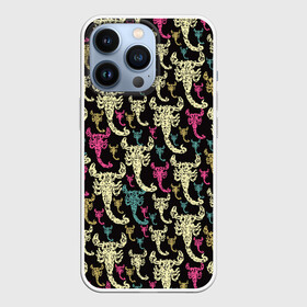 Чехол для iPhone 13 Pro с принтом Скорпионы в городе Новоалтайск,  |  | black | blue | dangerous | horoscope | insect | pink | scorpions | sting | zodiac | гороскоп | жало | зодиак | насекомое | опасный | розовый | скорпионы | черный