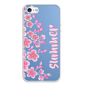 Чехол для iPhone 5/5S матовый с принтом Summer в городе Новоалтайск, Силикон | Область печати: задняя сторона чехла, без боковых панелей | Тематика изображения на принте: beach | holiday | ocean | paradise | sea | summer | sun | зелень | каникулы | лето | море | океан | отдых | отпуск | пальма | пляж | природа | рай | солнце | цветы