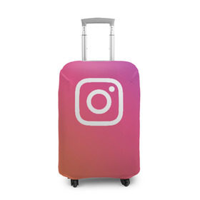 Чехол для чемодана 3D с принтом Instagram в городе Новоалтайск, 86% полиэфир, 14% спандекс | двустороннее нанесение принта, прорези для ручек и колес | instagram | photo | инстаблогер | инстаграм | интернет | сеть | социальная | фото