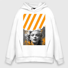 Мужское худи Oversize хлопок с принтом Мэрилин Монро fashion в городе Новоалтайск, френч-терри — 70% хлопок, 30% полиэстер. Мягкий теплый начес внутри —100% хлопок | боковые карманы, эластичные манжеты и нижняя кромка, капюшон на магнитной кнопке | Тематика изображения на принте: marilyn monroe | off white | off white купить | off white мужская | off white одежда | off white футболка | кофта off white | мэрилин монро | мэрилин монро фото | офф вайт | офф уайт