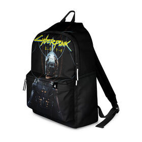 Рюкзак 3D с принтом Cyberpunk 2077 в городе Новоалтайск, 100% полиэстер | лямки с регулируемой длиной, сверху петелька, чтобы рюкзак можно было повесить на вешалку. Основное отделение закрывается на молнию, как и внешний карман. Внутри два дополнительных кармана, один из которых закрывается на молнию. По бокам два дополнительных кармашка | cyberpunk | cyberpunk 2077 | samurai | игры | киану ривз | киберпанк | самурай