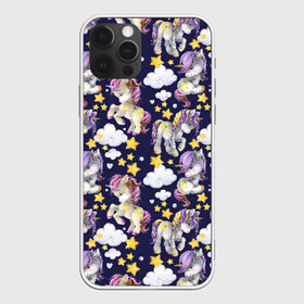 Чехол для iPhone 12 Pro Max с принтом Единороги в городе Новоалтайск, Силикон |  | animal | childish | cloud | cute | drawing | fabulous | horn | horse | magical | unicorn | волшебный | детский | единорог | животное | лошадь | милый | облако | рисунок | рог | сказочный