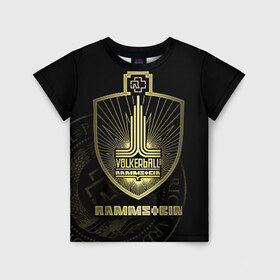 Детская футболка 3D с принтом Rammstein в городе Новоалтайск, 100% гипоаллергенный полиэфир | прямой крой, круглый вырез горловины, длина до линии бедер, чуть спущенное плечо, ткань немного тянется | lindemann | rammstain | rammstein | rammstein 2019 | ramstein | группы | метал | музыка | рок | тилль линдеманн