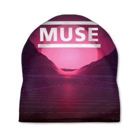 Шапка 3D с принтом MUSE в городе Новоалтайск, 100% полиэстер | универсальный размер, печать по всей поверхности изделия | muse | music | rock | группа | музыка | музыканты | рок