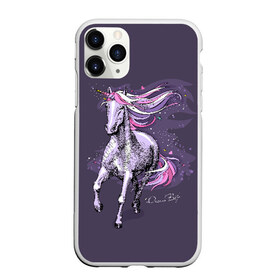 Чехол для iPhone 11 Pro Max матовый с принтом Dream Big в городе Новоалтайск, Силикон |  | Тематика изображения на принте: animal | drawing | dream | fairytale | horn | magic | mane | purple | slogan | text | unicorn | волшебство | грива | единорог | животное | магия | мечта | рисунок | рог | сказочный | слоган | текст | фиолетовый